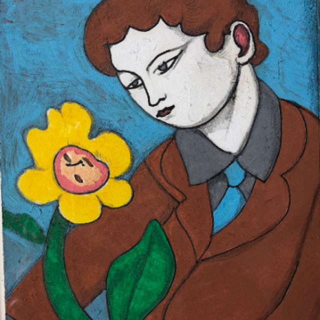 Boy with Flower