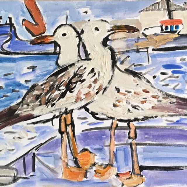 Seagulls in Arklow