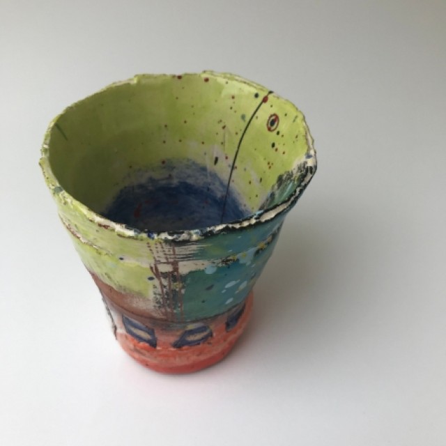 Little beaker, St Ives mid-century influenced