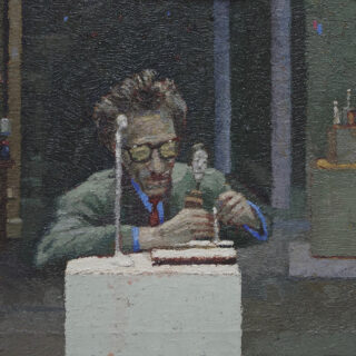 figure in a laboratory